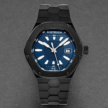Dietrich Time Companion Men's Watch Model TC PVD BLUE Thumbnail 2